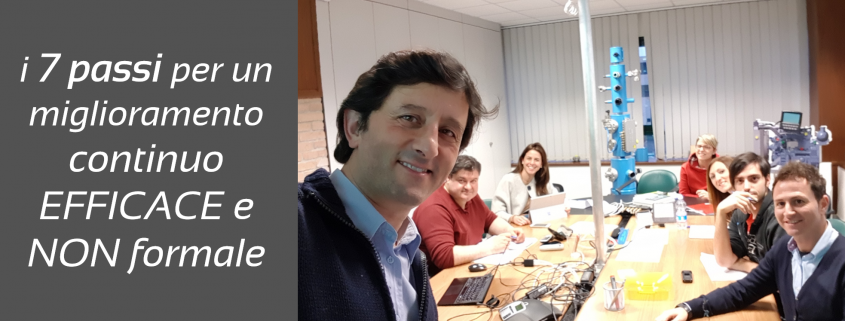 i 7 passi per un miglioramento continuo EFFICACE e NON formale | Andrea Aulisi | 11 di 52